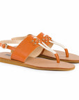 Crescent Thong Sandals
